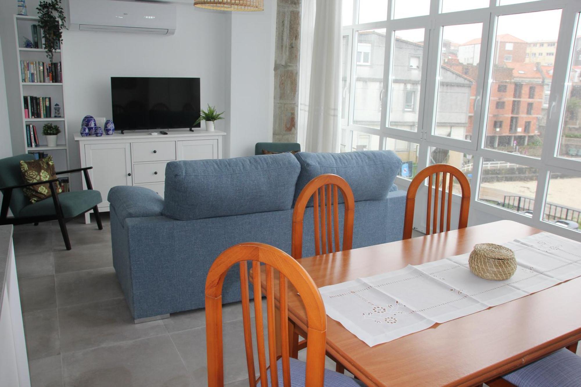 Ferienwohnung Mirador Playa Ribeira - Fisterra Exterior foto