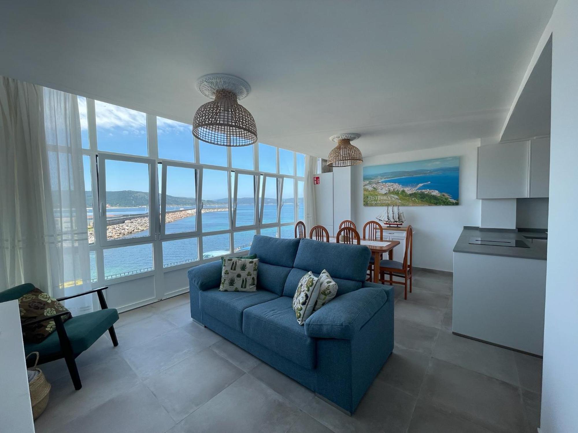 Ferienwohnung Mirador Playa Ribeira - Fisterra Exterior foto